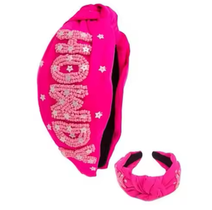 ที่คาดผมปักลูกปัดดีไซน์สวย งานปักลูกปัดลายดอกไม้ - Product Image 6