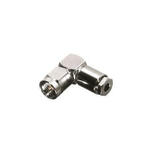 Connecteur BNC mâle coudé chromé de qualité supérieure pour câble audio-vidéo RF CCTV DVR - Product Image 3