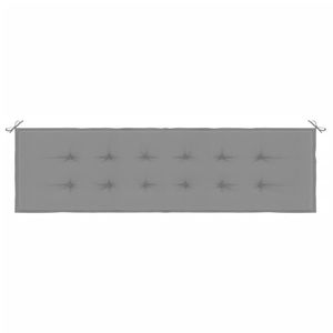 Cojín para Banco de Jardín en Tela Oxford Gris 100% Poliéster, Cojines y Almohadas para Exteriores - Product Image 4