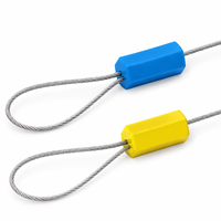 Sceau en câble d'acier autobloquant avec logo personnalisé YSD, protection anti-effraction pour conteneurs et camions