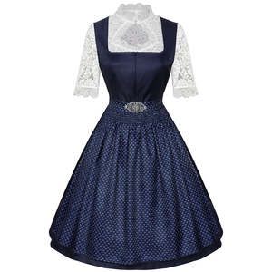Vestido Sexy de Oktoberfest para Mujer, Traje Tradicional Bávaro Alemán, Cuello en V, Disfraz para Fiesta de Cerveza, Cosplay, TV/Película - Product Image 5
