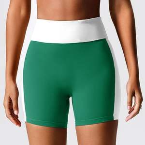 Shorts Deportivos Transpirables de Secado Rápido de Alta Calidad para Mujer, Cintura Alta, Corte Holgado, Bolsillos, Cintura Antideslizante, para Gimnasio, Correr, Verano - Product Image 4