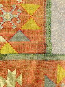 Tribal Southwestern <b>Runner</b> <b>Rug</b> Handmade Wool Jute Kilim Boho Farmhouse <b>Hallway</b> Entryway Rustic Corridor Floor Carpet Decor - Product Image 6