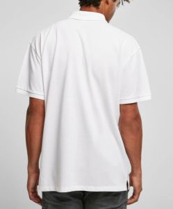 Camisetas Polo Retro Blancas de Corte Cuadrado para Hombre, Personalizadas de Fábrica, para Juegos de Golf, Casuales, Extra Grandes, Vintage, de Algodón y Poliéster - Product Image 5