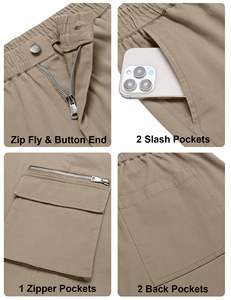 Pantalones de Mezclilla para Hombre, Estilo Jogger, Corte Ajustado, Casuales, Elásticos, con Cierre de Cremallera Frontal - Product Image 5