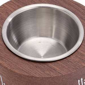 Quemador de Incienso Redondo de Madera con Copa de Acero Inoxidable, Caligrafía Árabe, Porta Incienso Oud, Decoración Islámica - Product Image 6