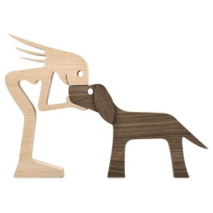 Sculpture de mariage rectangulaire artisanale en pin rustique, personnalisée et gravée, écologique et durable, 30x25x40cm, pour table en forme de cœur - Product Image 3
