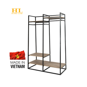 Estante Superior para Ropa, Exhibidor de Acero al Carbono para Comercios, Moderno, Cuadrado, para Tiendas, Dispensarios, Impermeable, Ligero, Duradero, 75CM - Product Image 2