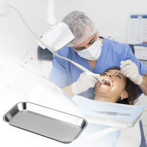 Plateau d'instruments manuels en acier inoxydable de qualité médicale, certifié CE et ISO, OEM ODM, vente en gros, meilleur fournisseur, le mieux noté - Product Image 4