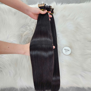 Extensions de cheveux naturels vietnamiens à bandes adhésives, double trame, cuticules alignées, toutes couleurs, adaptées aux cheveux humains - Product Image 2