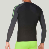 Maillot de compression uni pour hommes et garçons adultes, Rashguard MMA, Rashguard léger pour le cyclisme, Maillot de bain à manches longues pour hommes