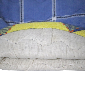 Proveedor de Guantes de Horno de Algodón Orgánico Profesional con un Atractivo Diseño a Cuadros Teñido con Hilo en India - Product Image 6