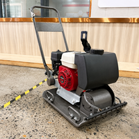 Compacteur à plaques en fonte MP15 de 95 kg avec réservoir d'eau pour la vente en gros