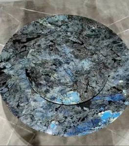 Lastre in pietra di quarzite di granito blu Labradorite naturale di lusso popolare per piani di lavoro da cucina - Product Image 6