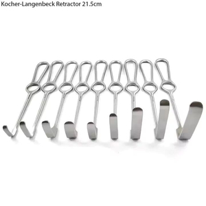 ชุดเครื่องมือถ่างแผล Kocher Langenbeck จำนวน 9 ชิ้น ขนาด 21 ซม. ปลายทู่ สำหรับการผ่าตัด ราคาขายส่ง เครื่องมือถ่างแผลแบบกำหนดเองได้ - Product Image 4