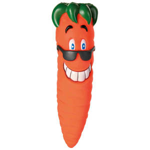 Giocattolo Squeaky in Vinile a Forma di Carota da 20 cm con Suono, Gioco Interattivo per il Tuo Amico Peloso - Product Image 1
