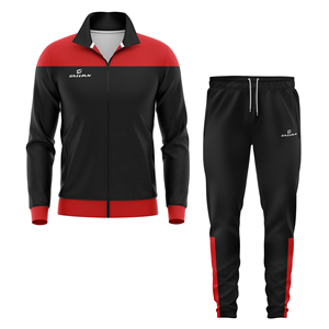 Sublimación 2024 más nuevo personalizado al por mayor de los hombres Zip Up Sport Slim Fit chándal conjunto completo de lana con capucha chándal - Product Image 1