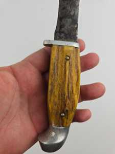 Couteau utilitaire à lame droite, lame en acier au carbone, manche en bois, non réglable, qualité DIY, 6,7 pouces - Product Image 5