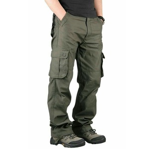 ราคาขายส่ง กางเกงคาร์โก้ผู้ชายผ้าแคนวาสเอวสูง รุ่นใหม่ประจำฤดูใบไม้ร่วงปี 2026 พร้อมโลโก้สั่งทำพิเศษ มีหลายกระเป๋า สไตล์ลำลอง จากซัพพลายเออร์ในบังกลาเทศ - Product Image 6