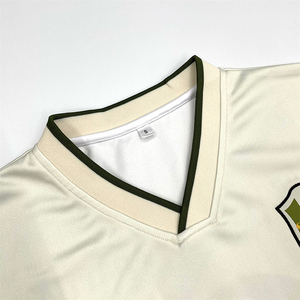 Maillot de football personnalisé 2026 par sublimation, impression nom et numéro, imperméable, 100 % polyester, unisexe adulte, été - Product Image 3