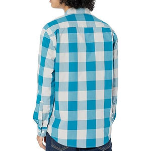 Camisa Formal de Manga Larga para Hombre, Diseño Personalizado, 100% Algodón, Transpirable, Sarga, Casual, Venta al Por Mayor, Fabricante OEM - Product Image 3