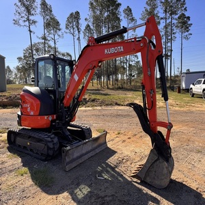 Mini-excavatrice professionnelle U55 4, modèle 2022, 5 points, 5 tonnes, avec moteur haute performance 38 kW et composants certifiés - Product Image 6