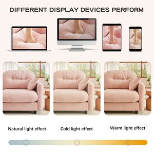 Divano Componibile a Tre Posti in Morbido Tessuto Chenille, Schiuma ad Alta Densità, Design Trapuntato e Plissettato per un Soggiorno Ergonomico - Product Image 6