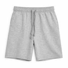 Nouveau Short Bermuda Homme 2026 Couleur Unie avec Cordon de Serrage Taille Mi-Haute Style Décontracté 100% Coton Toile Séchage Rapide Noir En Promotion - Product Image 4