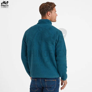 Nouvelle veste en sherpa pour homme, respirante, pour l'hiver, design personnalisé, logo sur le devant, style streetwear, pour l'extérieur - Product Image 3