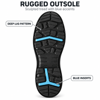 Semelles de chaussures antidérapantes durables pour chaussures de golf, de randonnée et baskets - Légères et sur mesure