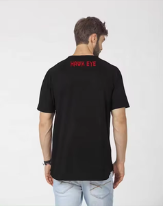 Camisetas de Hombre al por Mayor, Nuevo Diseño, Transpirables, Estilo Urbano, Elásticas, Personalizadas con Estampado Puff, Corte Ajustado, de Algodón - Product Image 2