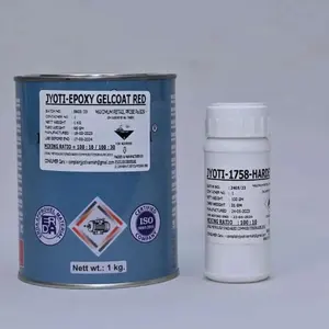 Gelcoat époxy rouge brillant avec finition de qualité industrielle JYOTI 1758 pour moteurs, panneaux et composants - Product Image 5