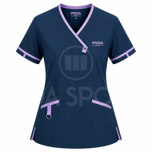 Custom Medical Uniform Manufacturer Breathable <b>Scrub</b> <b>Set</b> Supplier For Healthcare Staff - Product Image 2