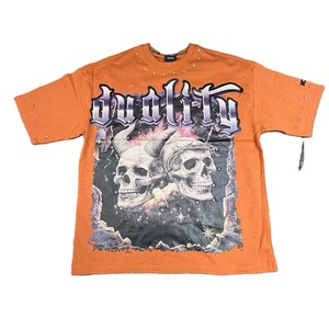 T-shirt homme noir oversize streetwear, imprimé graphique Divine Letter, coton, manches courtes, décontracté, fournisseur du Bangladesh. - Product Image 3