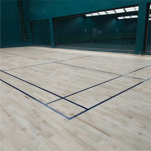 Suelo de Madera para Bádminton, Superficie Antideslizante para Canchas Deportivas Interiores, Suelo con Absorción de Impactos - Product Image 2