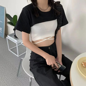 Haut court sans couture pour femme, doux, extensible, coupe ajustée, sans manches, vêtement de sport pour femme, idéal pour la gym, le yoga, la course à pied et les activités sportives. - Product Image 5