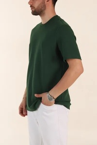 เสื้อยืดออกกำลังกายผู้ชาย แขนสั้น สกรีนโลโก้ด้านหน้า ผ้าฝ้าย 100% 180 กรัม เป็นมิตรต่อสิ่งแวดล้อม มีไซส์พลัสไซส์ให้เลือก - Product Image 3