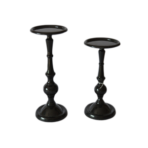 Handmade <b>Black</b> Iron Metal <b>Candlestick</b> Holder Christmas Wedding Home Decor Diwali - Product Image 3