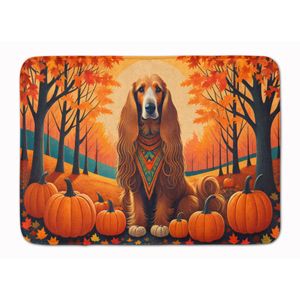 Afghan Hound Fall Memory Foam Tapis de cuisine lavable en machine, coussin anti-fatigue, tapis de bain confortable et durable - Product Image 1
