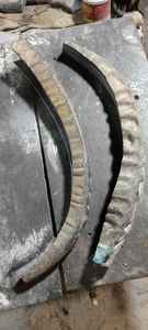 Placa de cuerno de búfalo para arco, 550 mm de largo - Product Image 2