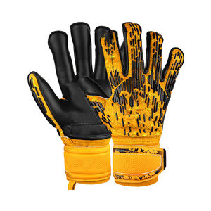 Gants de gardien de but de football professionnels de haute qualité, imperméables, durables, avec grip en latex de 4 mm, dos respirant, fermeture à tirette, pour l'extérieur - Product Image 2