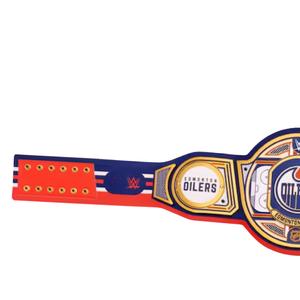 Cinturón de Campeonato de los Edmonton Oilers, Cinturón Oficial para Fanáticos del Deporte, Cinturón de Lucha Libre Personalizable de Primera Calidad para Coleccionistas - Product Image 3