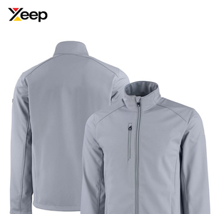 XEEP Customized Hooded Winter Front XC-SSJ-08 Breathable Men's Softshell <b>Jacket</b> Lightweight Warm <b>Fleece</b> <b>Lined</b> Windbreaker - Product Image 2