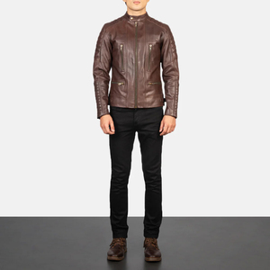 Custom Men Leather Jacket OEM Supplier Bulk Wholesale Biker <b>Coats</b> Cheap Motorcycle Jackets <b>Winter</b> jacket for men - Product Image 6
