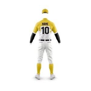 Good Quality New Design Customizable <b>Baseball</b> Uniform <b>Set</b> Short Sleeve Team Wear Plus Size Moisture-Wicking Breathable Wholesale - Product Image 2