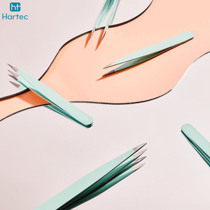 Straight Precision Pointed Stainless Steel Best Product Lash Tweezers For Eyelash Extensions, Anti-Slip Comfortable Grip - Product Image 6
