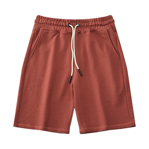 Shorts décontractés en maille unie pour hommes, pour l'été, le basketball, le fitness, la course à pied, respirants, séchage rapide, 100% coton, impression par transfert thermique - Product Image 3