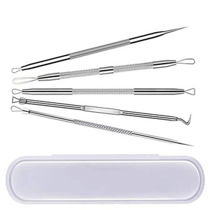 Kit Profesional para Eliminar el Acné, Juego de Herramientas para el Cuidado Facial con Herramientas de Extracción de Precisión para una Piel con Apariencia Limpia - Product Image 1