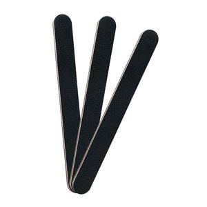 Juego de 3 limas de uñas profesionales, limas de esmeril de grano 100/180 para uñas acrílicas y naturales, con logotipo personalizado, último diseño. - Product Image 1