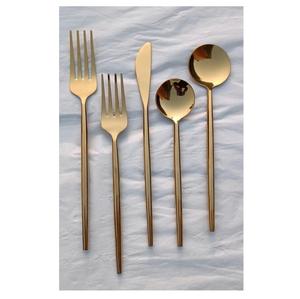 Juego de Cubiertos de Acero Inoxidable de Lujo de Cinco Piezas con Diseño Antiguo, Aptos para Lavavajillas, Cuchillo, Tenedor y Cuchara, Vajilla para Restaurantes y Hoteles, OEM - Product Image 3